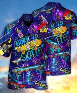 Chemise Année 80 Born to Skate
