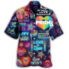 Chemise Année 80 Pride Néon