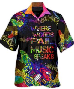 Chemise Année 80 Music Speaks