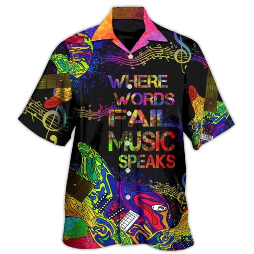 Chemise Année 80 Music Speaks