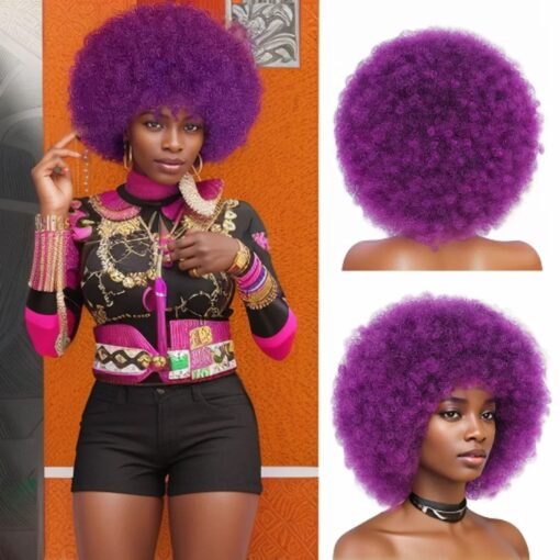 Perruque Afro Color Pop