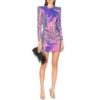 Robe Glam Chromatique à Sequins