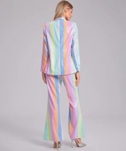 Tailleur Arc-en-Ciel Pastel Irisé