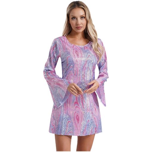 Robe Mini Disco Galaxy Rose & Lavande