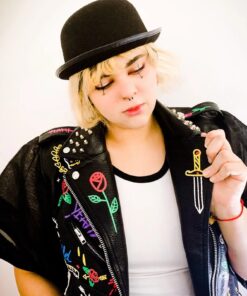 la Veste année 80 punk rebelle