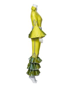 Tenue Disco ABBA Jaune Fluo