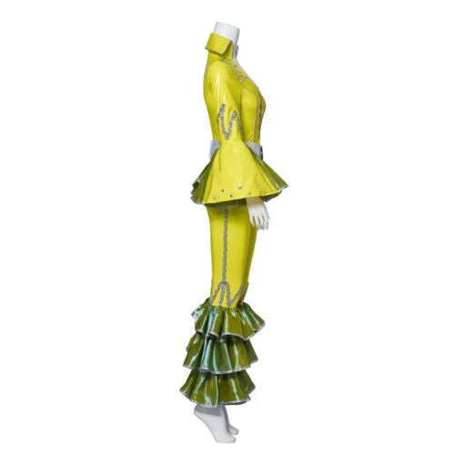 Tenue Disco ABBA Jaune Fluo