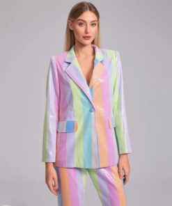 Tailleur Arc-en-Ciel Pastel Irisé