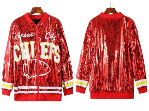 Veste Sequin Rouge Chiefs Kansas