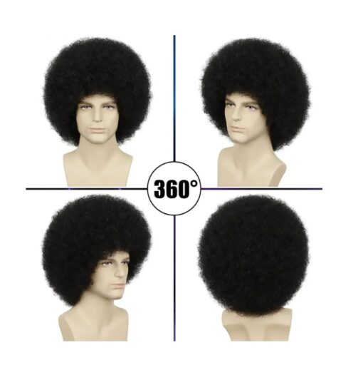 Perruque Afro Homme Noire