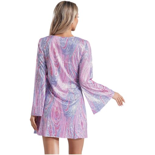 Robe Mini Disco Galaxy Rose & Lavande