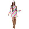 Robe Hippie Arc-en-Ciel & Gilet Frangé