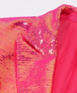 Tailleur Pailleté Fuchsia Flamme