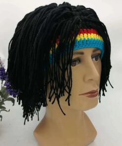 Perruque Dreadlocks Tricotée Rasta Jamaïcaine