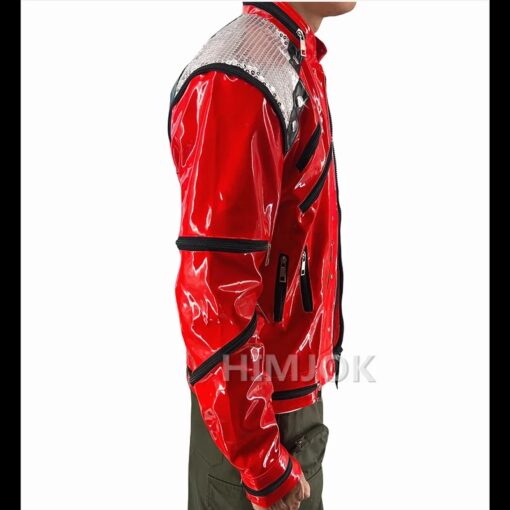 Veste Rouge Zippée Années 80