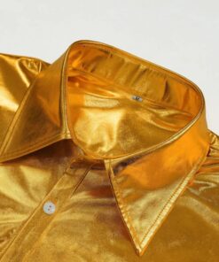 Ensemble Disco Doré Homme
