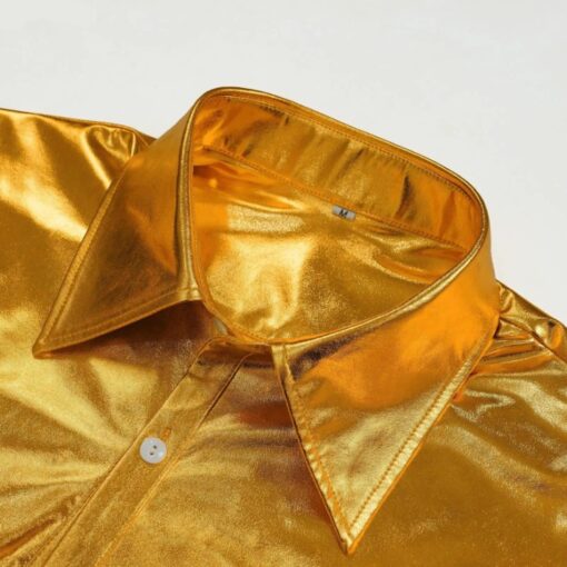 Ensemble Disco Doré Homme