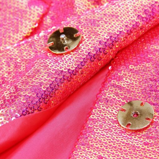 Tailleur Pailleté Fuchsia Flamme