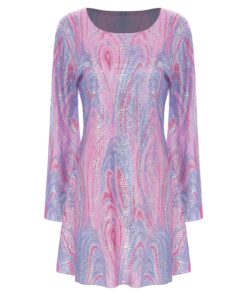 Robe Mini Disco Galaxy Rose & Lavande