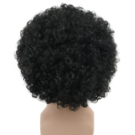 Perruque Afro Homme Noire Deluxe