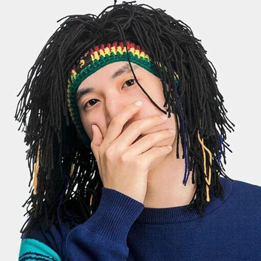 Perruque Dreadlocks Tricotée Rasta Jamaïcaine