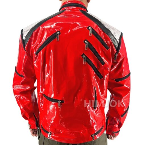 Veste Rouge Zippée Années 80