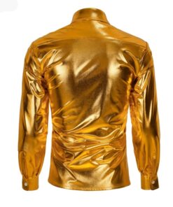 Ensemble Disco Doré Homme