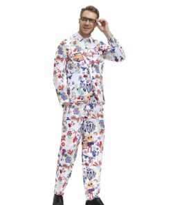 Costume Psychédélique Blanc Peace & Love