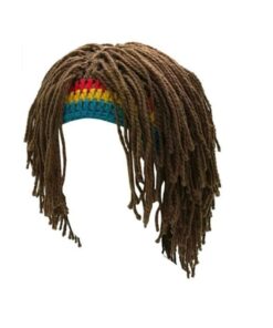 Perruque Rasta Vintage Marron