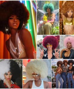Perruque Afro Color Pop