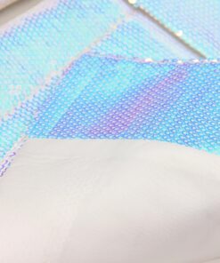 Blazer Holographique Blanc Irisé
