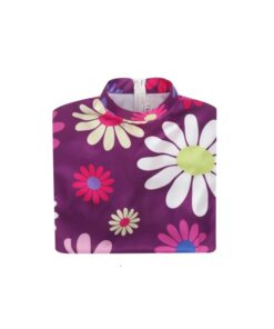 Robe année 80 fleurs psychédéliques