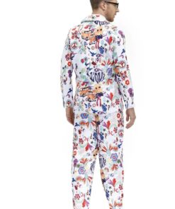 Costume Psychédélique Blanc Peace & Love