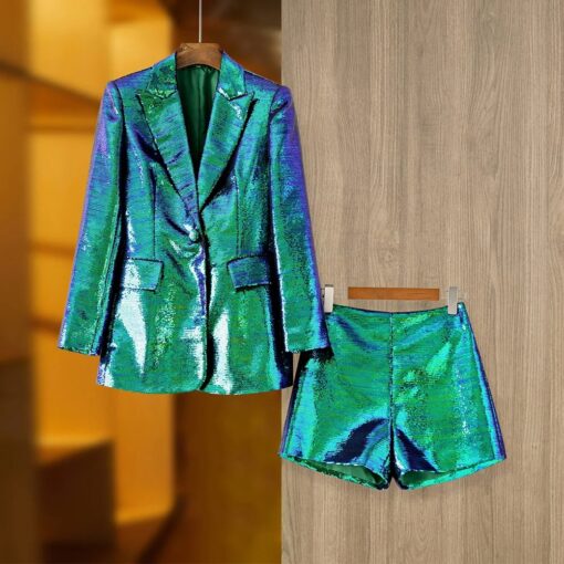 Ensemble Blazer & Short Sirène Chromatique