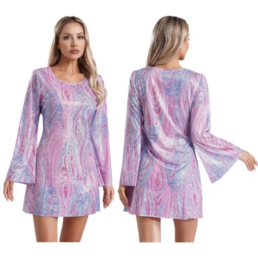 Robe Mini Disco Galaxy Rose & Lavande
