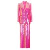 Tailleur Pailleté Fuchsia Flamme rose