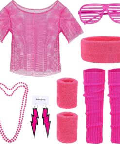 Ensemble fluo année 80 femme