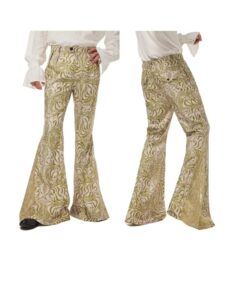 Pantalon Pattes d’Eph Imprimé Psyché Doré