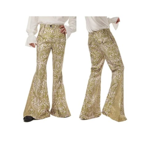 Pantalon Pattes d’Eph Imprimé Psyché Doré