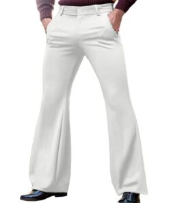 Pantalon Évasé Homme Disco Années 80