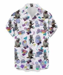 Chemise Année 80 Raton Laveur Funk