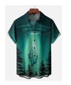 Chemise Année 80 "Contact Galactique