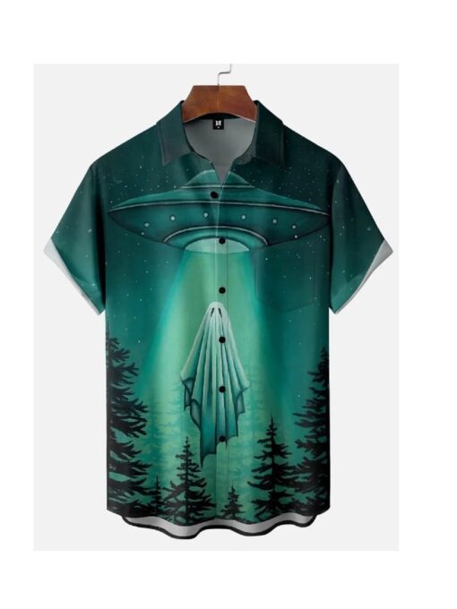 Chemise Année 80 "Contact Galactique