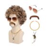 Kit Déguisement Homme 80s Charmeur Bouclé