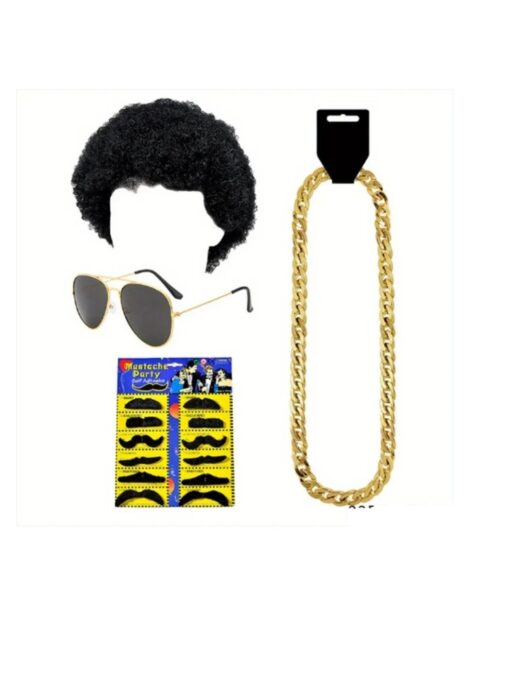 Kit Accessoires Disco Homme Années 80