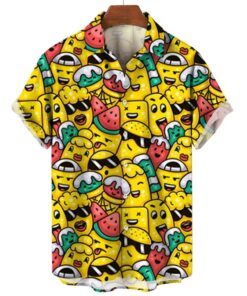 Chemise Année 80 Emoji Party