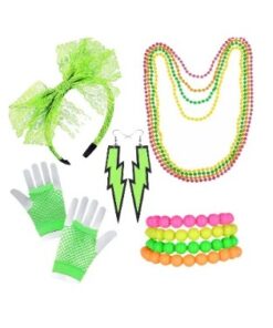 Set Accessoires Fluo Année 80