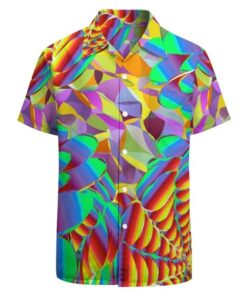 Chemise Année 80 Psyché Holographique
