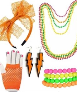 Set Accessoires Fluo Année 80