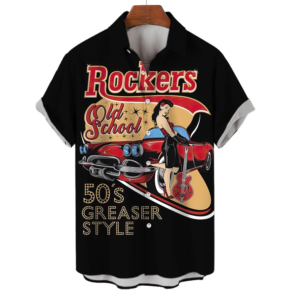 Chemise année 80 rock old school